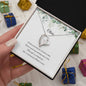 Forever Love Necklace, Eucalyptus Bridesmaid