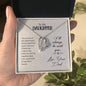 Forever Love Necklace To my daughter-You are one of the