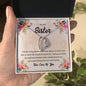 Forever Love Necklace To my Sister