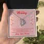 Forever Love Necklace Mommy to be-To my mommy-I can hear you