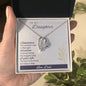 Forever Love Necklace To My Daughter Sometimes