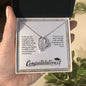 Forever Love Necklace Congratulation-I wish you the strength to face