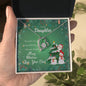 Forever Love Necklace Merry Christmas to my Daughter2