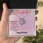 Forever Love Necklace Happy Birthday good friend
