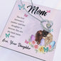 Forever Love Necklace Mom, The love between a mother and her daughter is forever