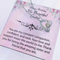 Forever Love Necklace Happy Birthday To my Beautiful Sister