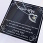 Forever Love Necklace To my Beloved Future Wife
