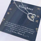 Forever Love Necklace To my Daughter You-are-my-pride