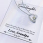 Forever Love Necklace To My Grand Daughter
