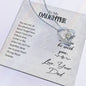 Forever Love Necklace To my daughter-You are one of the