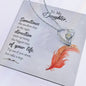 Forever Love Necklace To my daughter-Sometimes the smallest step - new