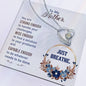 Forever Love Necklace To my Mother-Just breathe