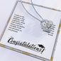 Forever Love Necklace Congratulation-I wish you the strength to face