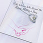 Forever Love Necklace To the Woman who raised me, Happy Mothers Day