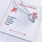 Forever Love Necklace To My Lovely Girlfriend Valentine