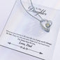 Forever Love Necklace To Daughter from Dad