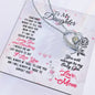 Forever Love Necklace To Daughter Loving and Breathing