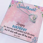 Forever Love Necklace, Happy Birthday Sweetheart