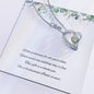 Forever Love Necklace, Eucalyptus Bridesmaid