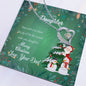 Forever Love Necklace Merry Christmas to my Daughter2
