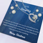 Forever Love Necklace Merry Christmas to my Daughter