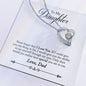 Forever Love Necklace To Daughter from Dad
