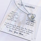 Forever Love Necklace To my daughter-wherever your journey in life