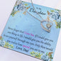 Forever Love Necklace Daughter Love Dad Never Forget