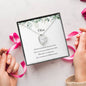 Forever Love Necklace, Eucalyptus Bridesmaid