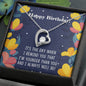 Forever Love Necklace Happy Birthday Sister