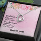 Forever Love Necklace Happy Birthday good friend