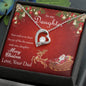 Forever Love Necklace Merry Christmas to my Daughter3