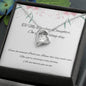 Forever Love Necklace bridal daughter floral