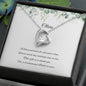 Forever Love Necklace, Eucalyptus Bridesmaid