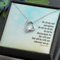 Forever Love Necklace the Lord your god will be with you