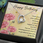 Forever Love Necklace, Happy Birthday