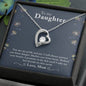 Forever Love Necklace To my Daughter You-are-my-pride