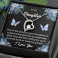 Forever Love Necklace To My Daughter I Love You