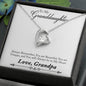 Forever Love Necklace To My Grand Daughter