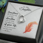 Forever Love Necklace To my daughter-Sometimes the smallest step - new