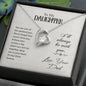Forever Love Necklace To my daughter-You are one of the
