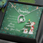 Forever Love Necklace Merry Christmas to my Daughter2
