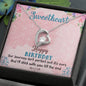 Forever Love Necklace, Happy Birthday Sweetheart