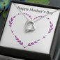 Forever Love Necklace Happy Mother's Day Purple Heart