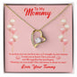 Forever Love Necklace Mommy to be-To my mommy-I can hear you