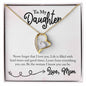Forever Love Necklace To My Daughter