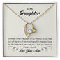 Forever Love Necklace To my daughter-Someday when the pages