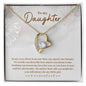 Forever Love Necklace To My Daughter In-my-eyes,-there-is-no-one