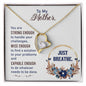 Forever Love Necklace To my Mother-Just breathe