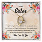 Forever Love Necklace To my Sister